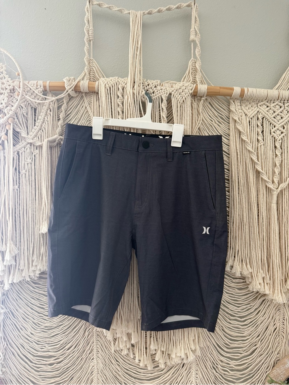 Hurley Men’s Black Cargo Performance Shorts